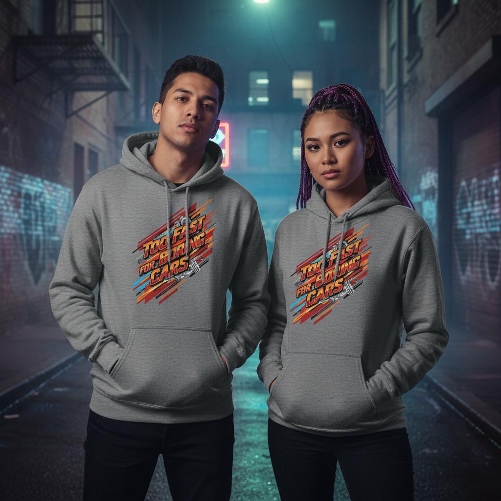 to fast for boring cars Hoodie